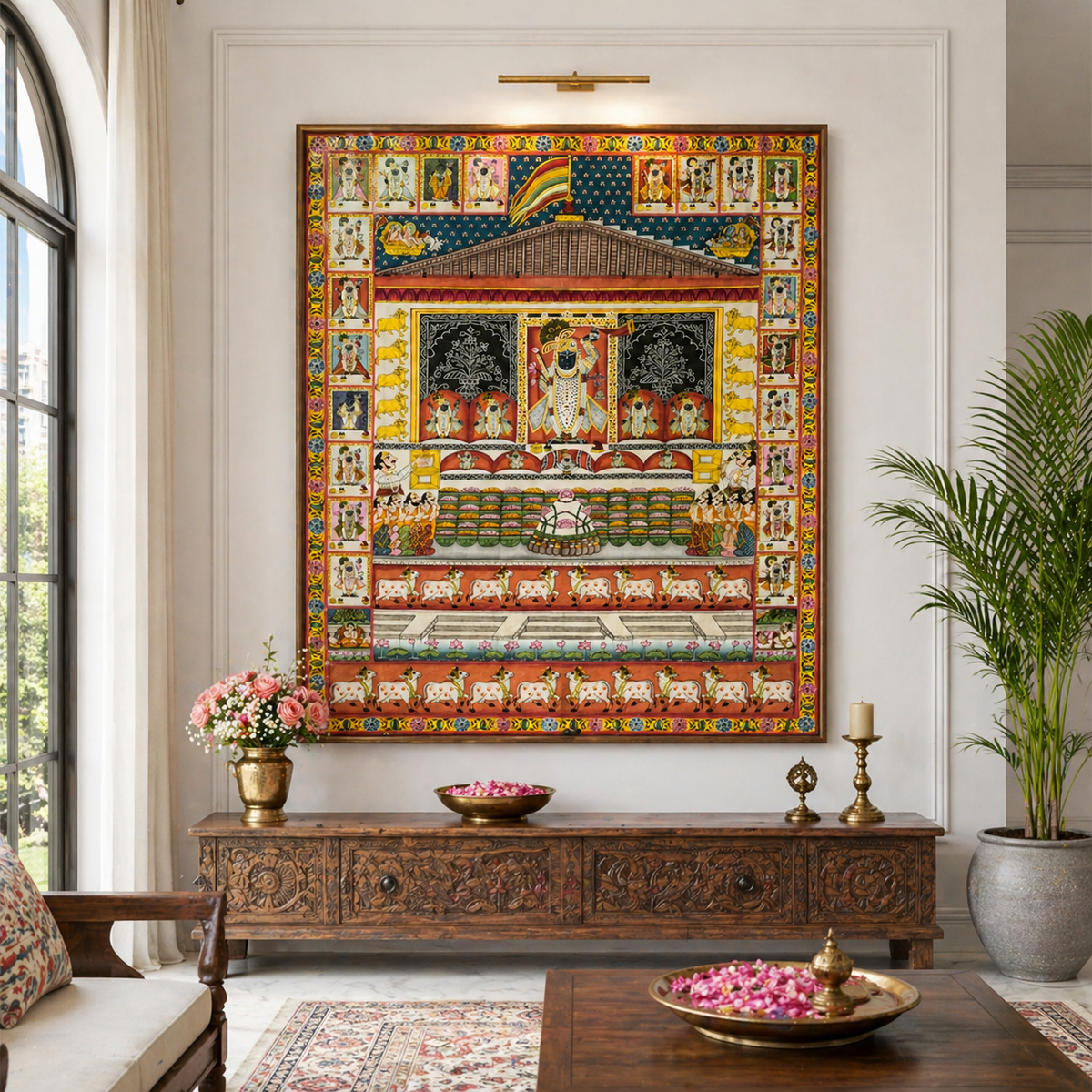 Divine Darshan Living pichwai - Arteviah