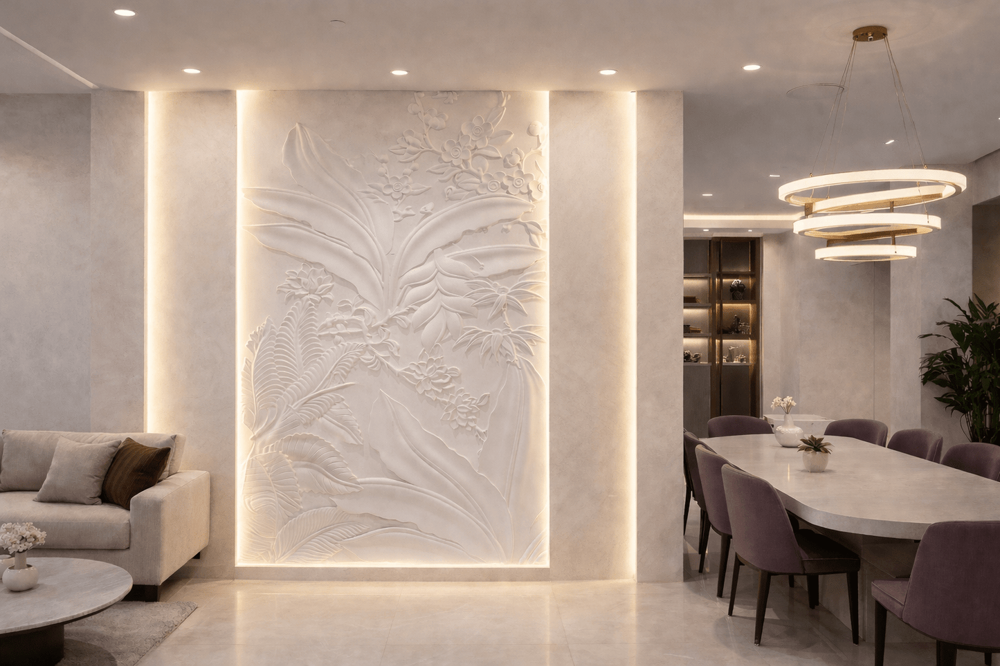 Ethereal Bloom CNC Panel - Arteviah