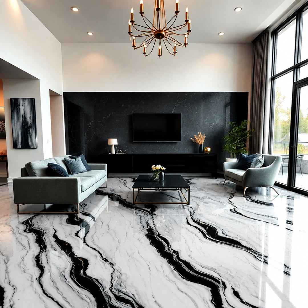 Panda Black Marble - Arteviah