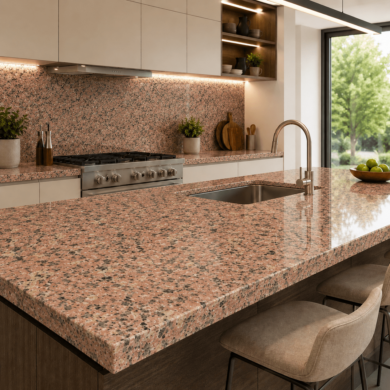 Rosy Pink Granite - Arteviah