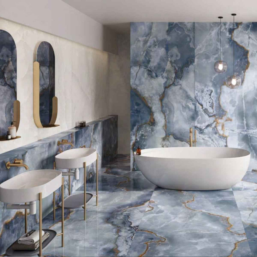 Blue Natural Stone Wall