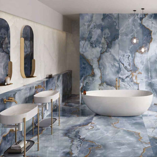 Blue Natural Stone Wall