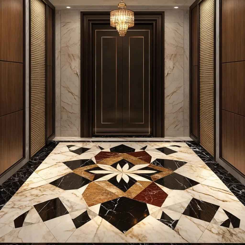 Imperial Star Medallion Floor Inlay