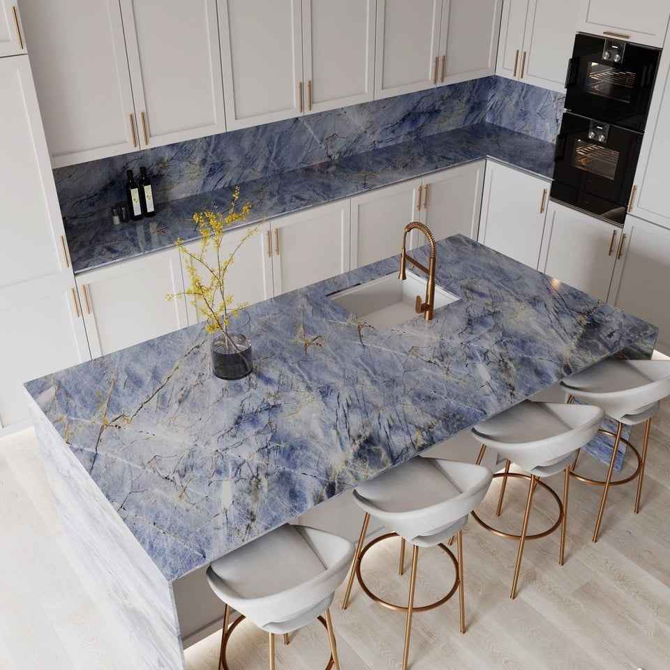 Blue Natural Stone Table