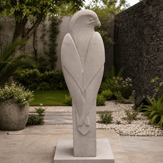 Aquila Serenity – Handcrafted Marble Falcon Artifact - Arteviah