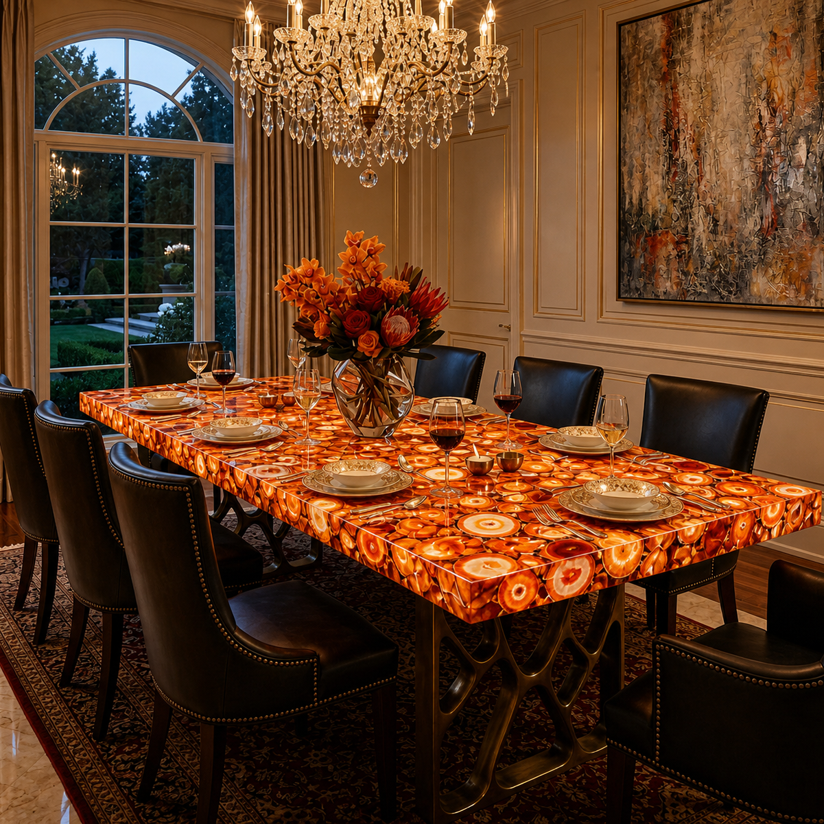 Agate Orange - A semi-precious gem
