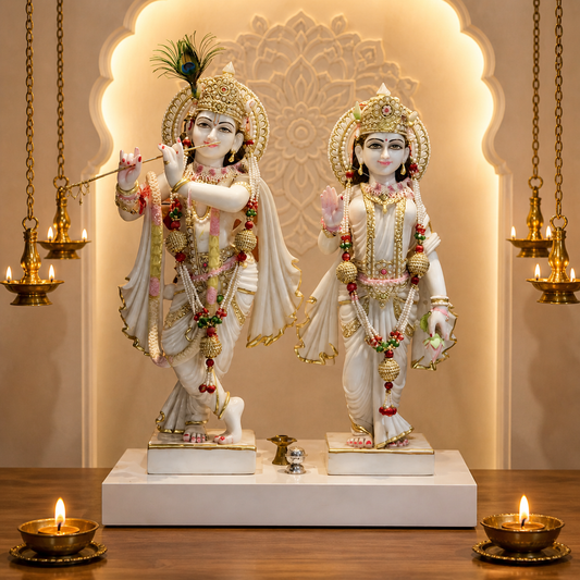 Divine Harmony Radha Krishna Idol - Arteviah