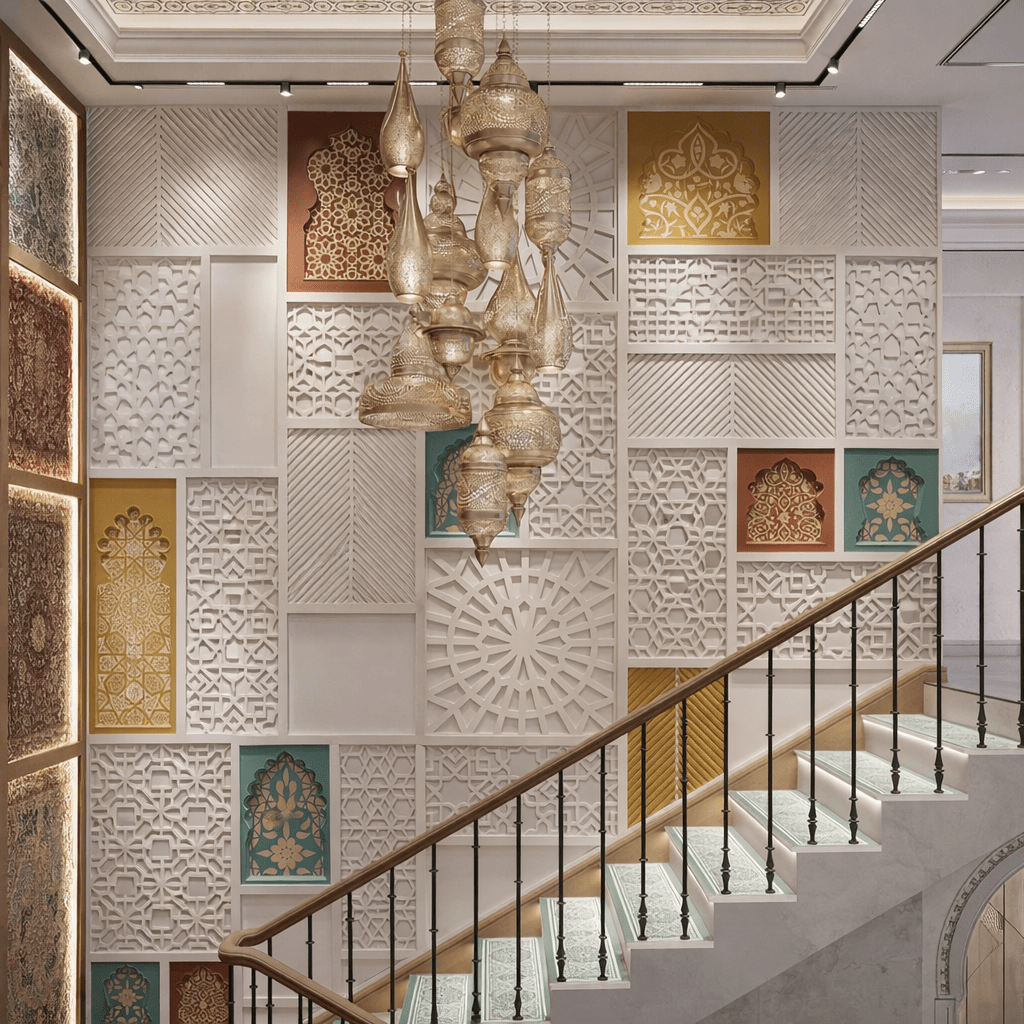 Heritage Mosaic Staircase Panel - Arteviah
