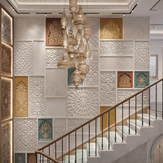 Heritage Mosaic Staircase Panel - Arteviah