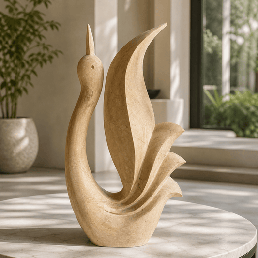 Swanora Grace – Handcrafted Marble Swan Artifacts - Arteviah