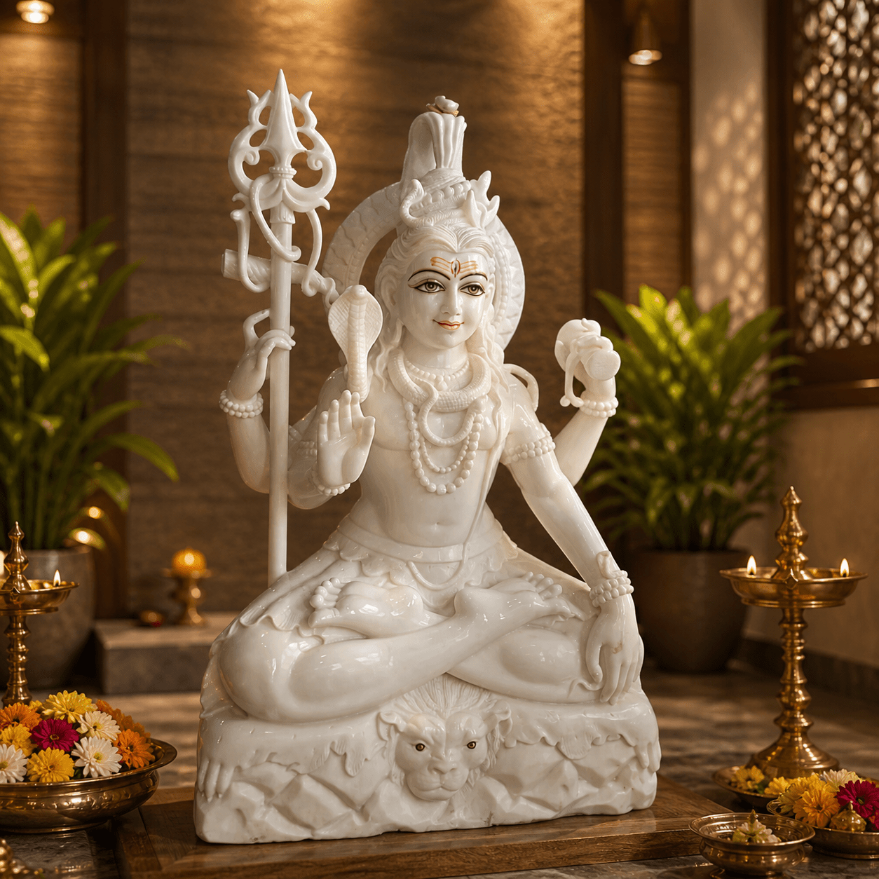 Mahadev Marble Idol - Arteviah