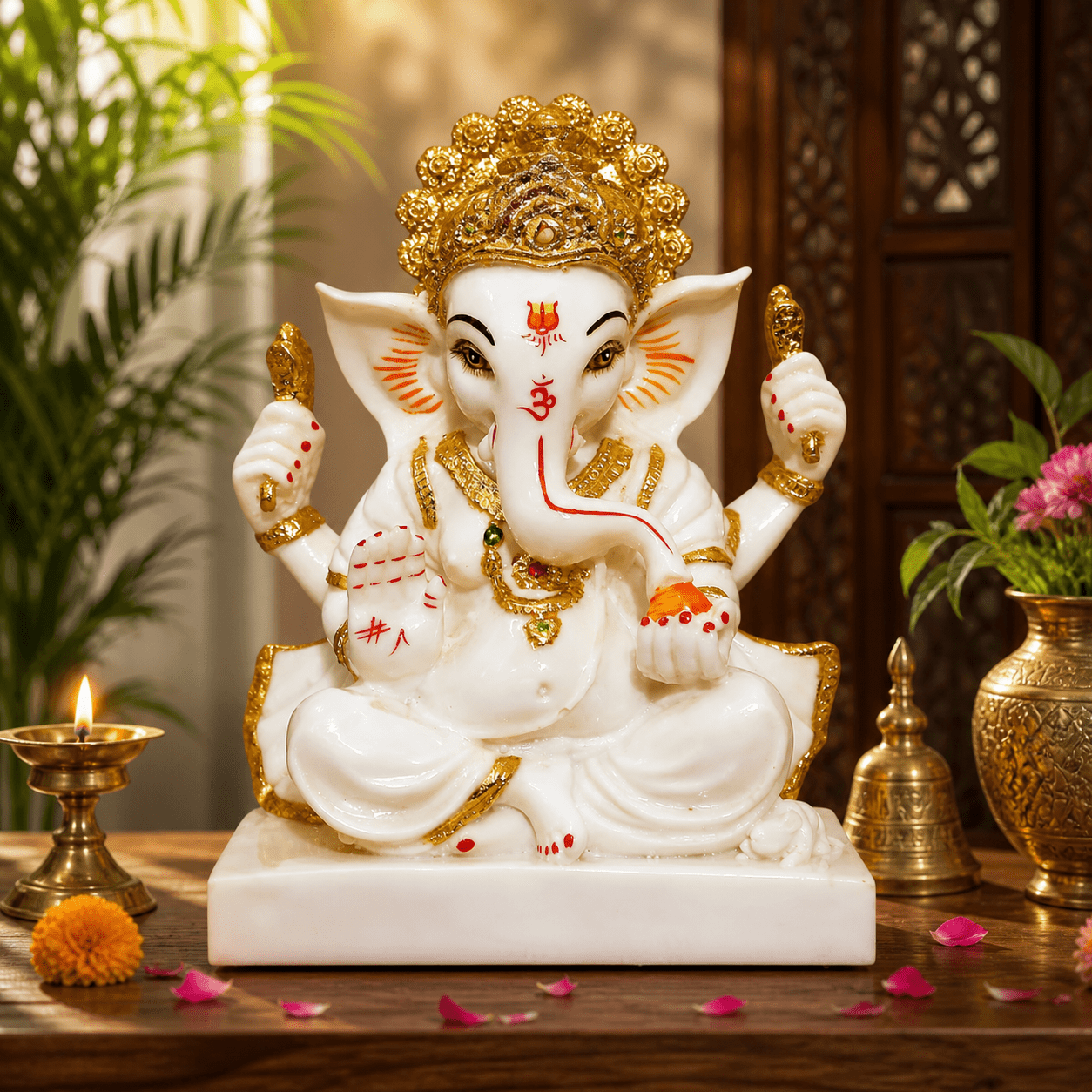 Shree Vighnaharta Ganesh idol - Arteviah