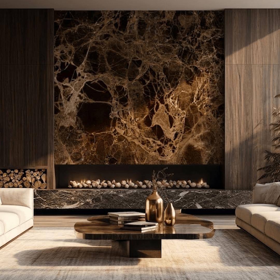 Dark Emperador Brown Marble - Arteviah