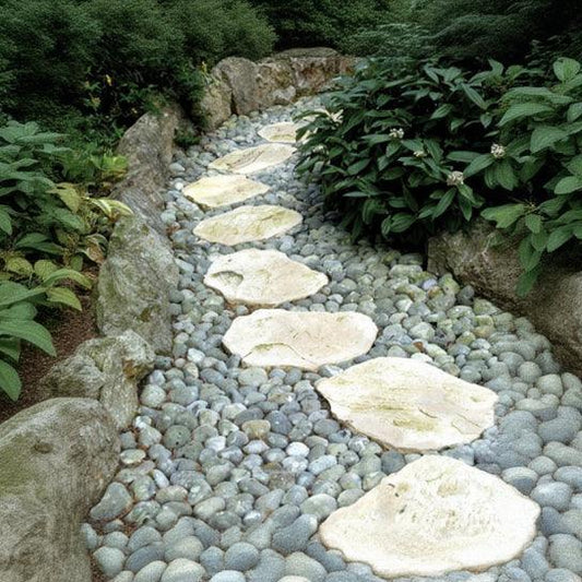 Zen Pebble Garden Pathway - Arteviah