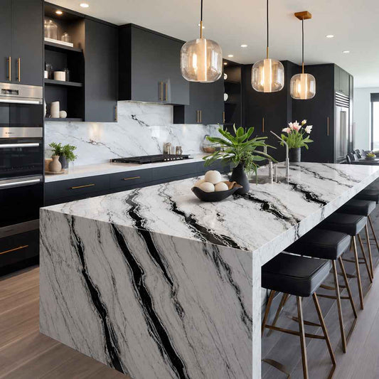 Panda Black Marble - Arteviah