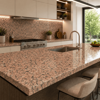 Rosy Pink Granite - Arteviah