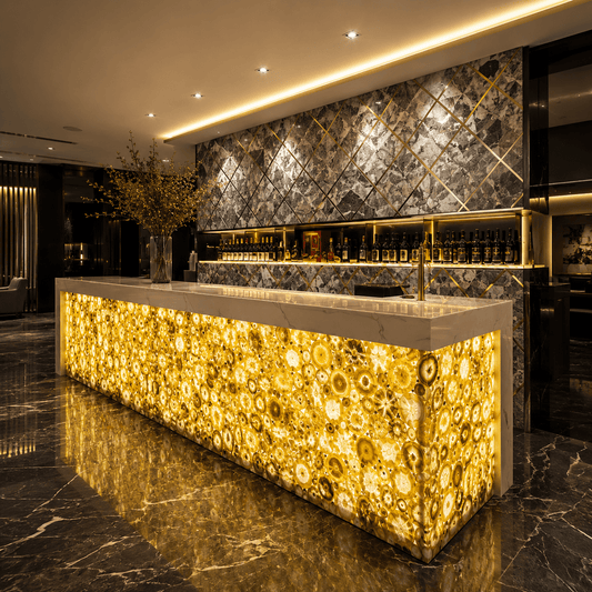 Agate Yellow - A semi-precious gem - Arteviah