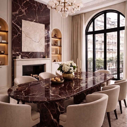 Cherry Gold Red Marble - Arteviah