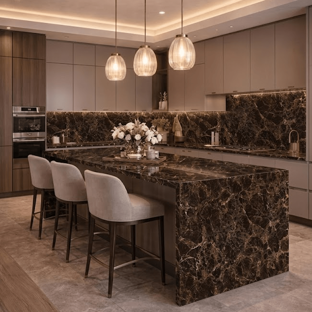Dark Brown Marble - Arteviah