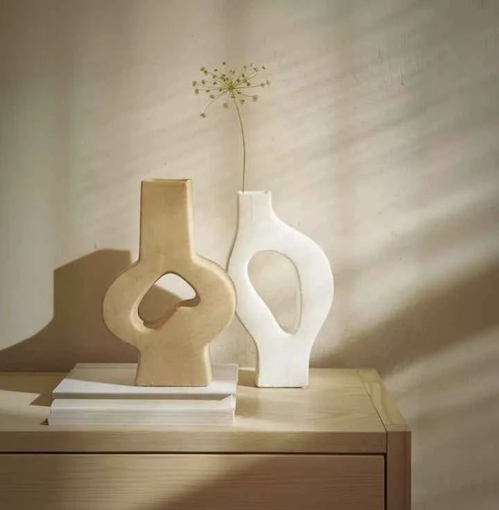 Forma Duo – Abstract Artifact Vase - Arteviah