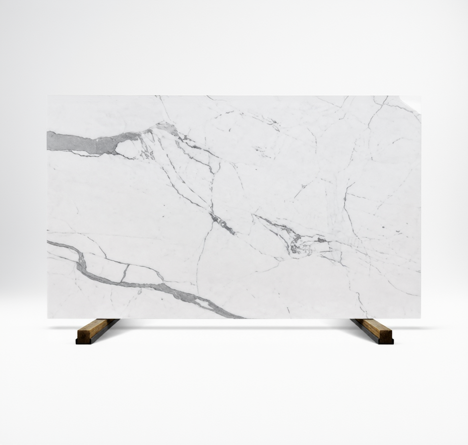 Italian Calacatta White Marble - Arteviah