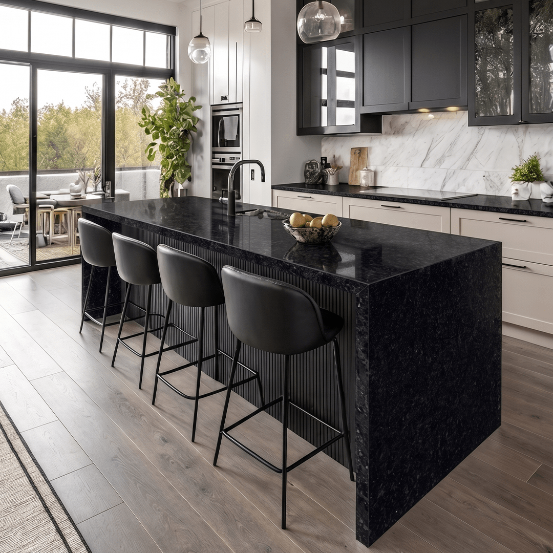 Jet Black Granite - Arteviah