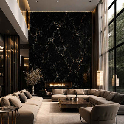 Laurent Black Marble - Arteviah