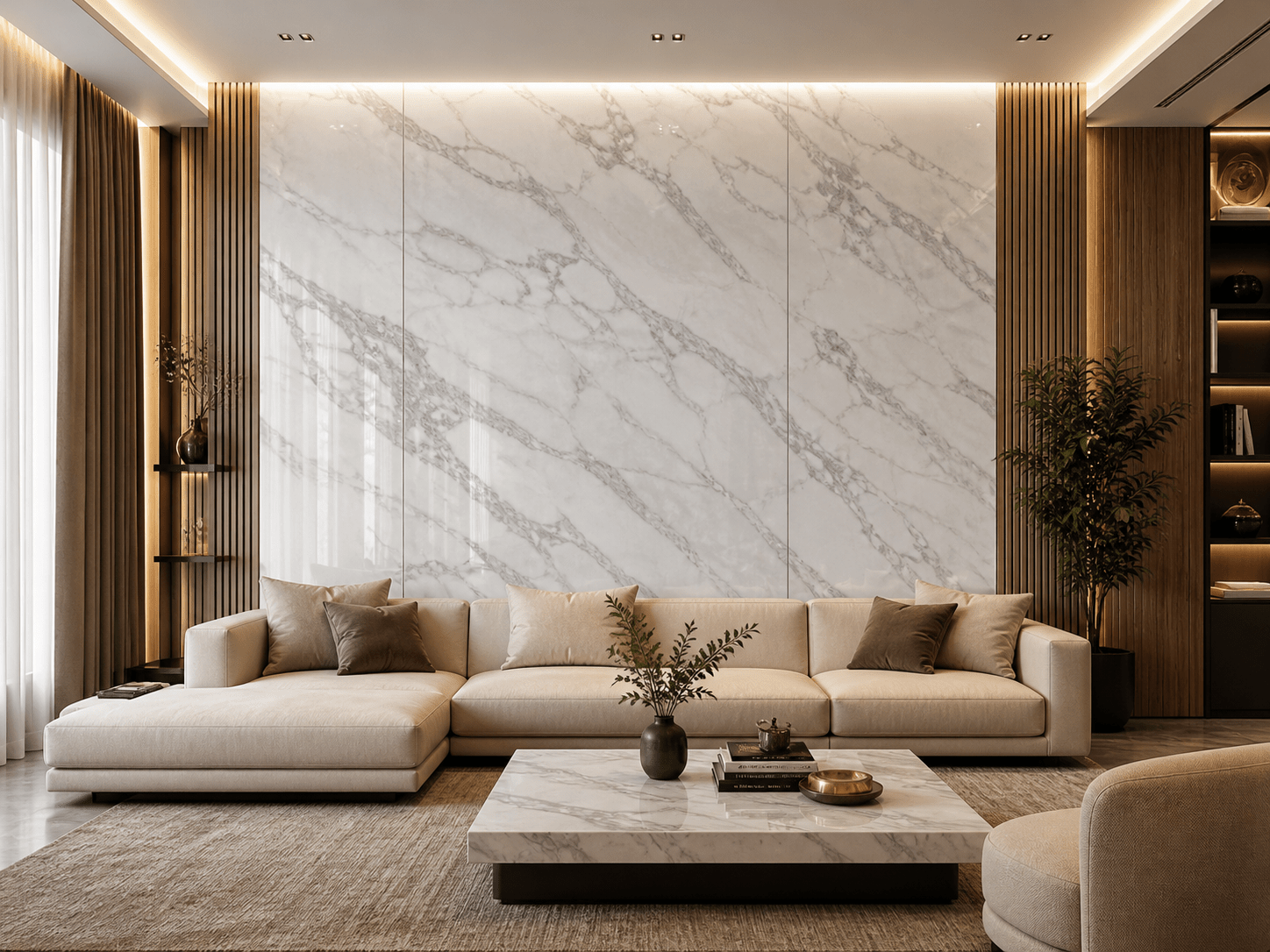 Morward White Marble – Bold Veins, Timeless Luxury - Arteviah