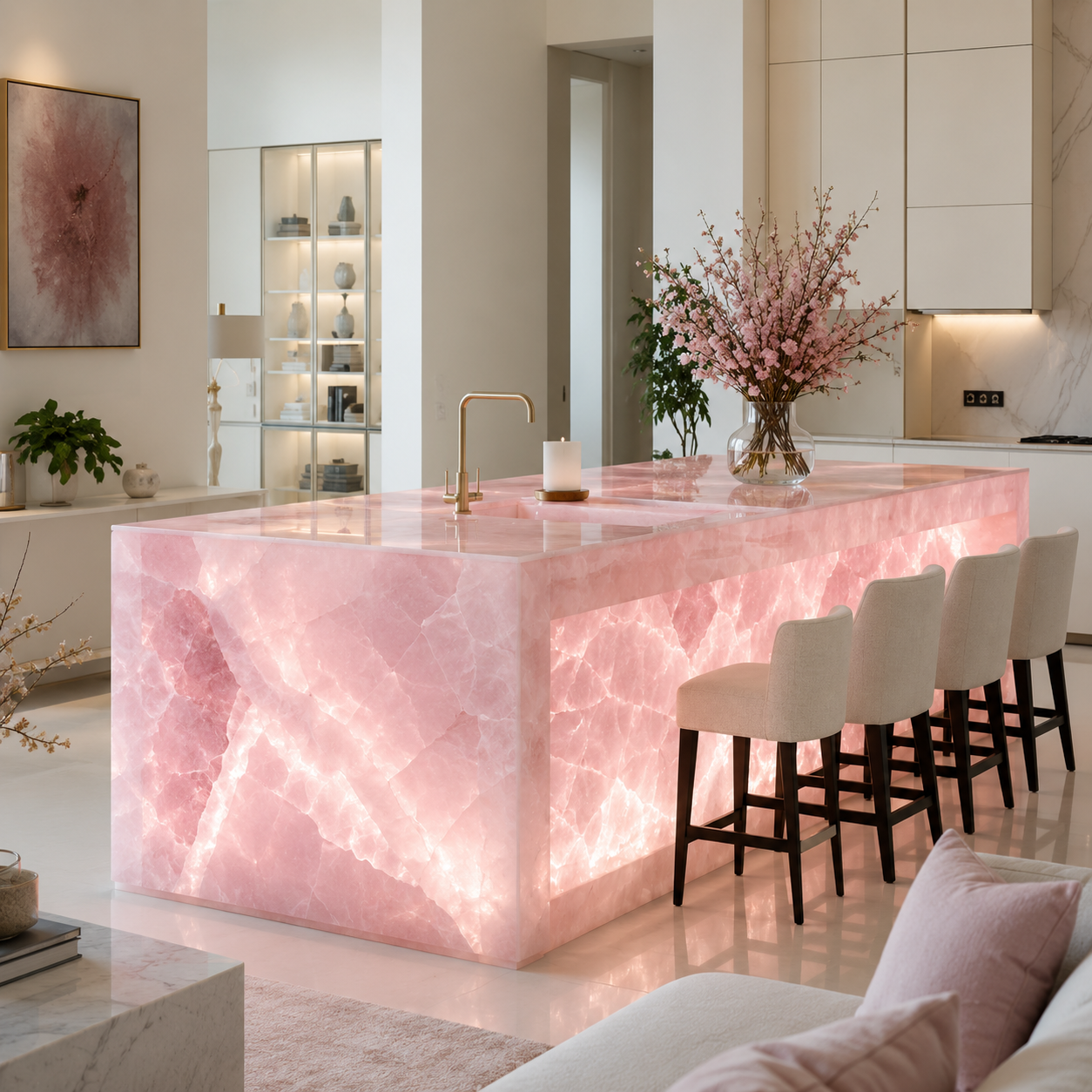 Rose Quartz  - A Luxe semi precious stone - Arteviah