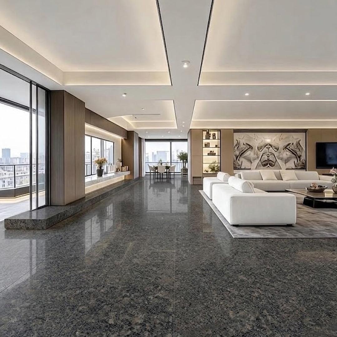 Silver Pearl Black Granite - Arteviah