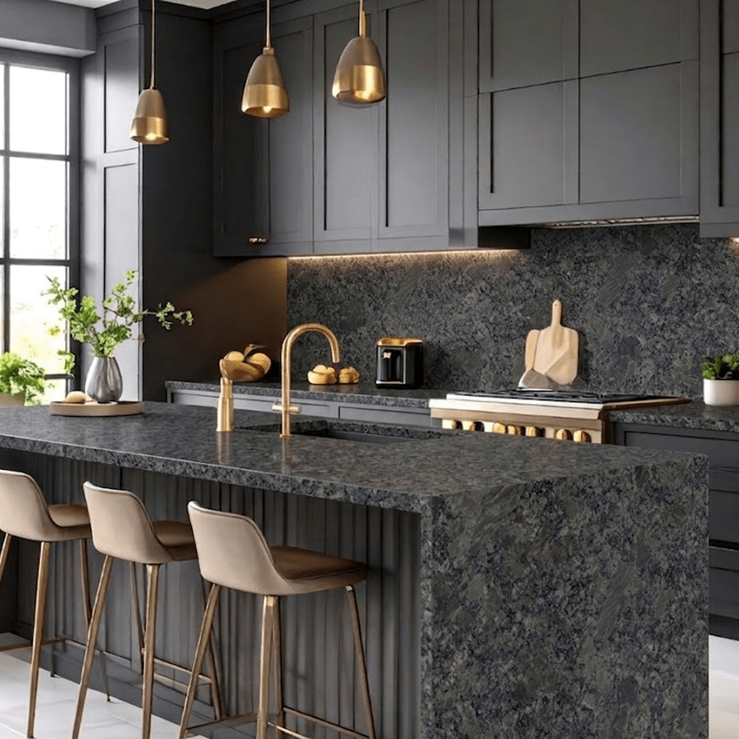 Silver Pearl Black Granite - Arteviah