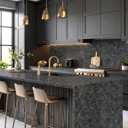 Silver Pearl Black Granite - Arteviah
