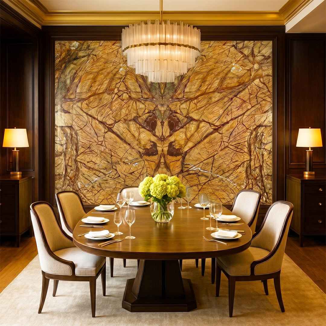Rainforest Yellow Marble