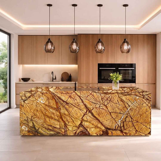 Rainforest Yellow Marble